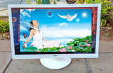二手台式电脑27寸ＮＥＣ液晶显示器白色宽屏ＬＥＤ高清完美屏监控