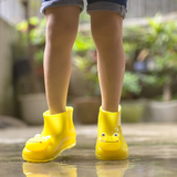 四季男女儿童雨鞋小童宝宝幼儿婴儿水鞋保暖防滑短筒卡通雨靴胶鞋