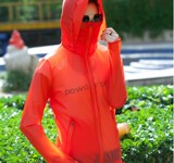 防晒衣女夏2016防紫外线透气长袖韩版 中长款大码带帽外套服fsy