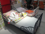 特价IKEA宜家代购电视剧爸爸去哪同款米隆加长床框架带床板儿童床
