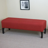 现代简约沙发凳布艺长凳子试衣间凳床边床尾凳脚凳皮凳子软包长凳