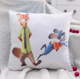 迪士尼疯狂动物城周边抱枕狐狸尼克兔子朱迪公仔床上枕头毛绒玩具