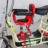 电动车儿童座椅前置减震全围婴儿小孩车座踏板电瓶车宝宝安全座椅