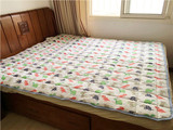 外贸日单纯棉双面加厚绗缝可机洗双人褥垫床垫夏凉空调被1.8*2米