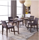实木餐桌椅组合 北欧宜家简约餐桌现代时尚长方形餐桌书桌 咖啡桌