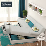 左右坐客储物沙发组合转角现代简约  北欧多功能小户型布艺沙发床