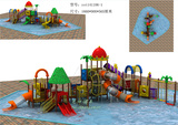 大型室外游泳池水上乐园设备 儿童户外玩具娱乐设施 喷泉戏水滑梯