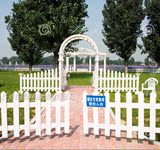防腐木栅栏花园门碳化木绿化围栏公园篱笆庭院草坪护栏户外白色