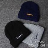 xmanwong 潮牌supreme街头保暖毛线男女款帽子