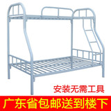 上下床双层床 成人子母床1.5米1.2高低床铁床 加厚铁架床母子床
