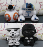 星球大战毛绒玩具 Star Wars Plush Toy 公仔BB-8机器人黑白武士