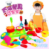 儿童过家家厨房玩具女孩男孩做煮饭餐具套装蔬菜切切看宝宝3-6岁