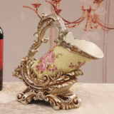 精品芙蓉盛世系列客厅装饰摆件酒架欧式红酒架创意树脂工艺品酒柜