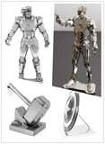 上新 漫威 复仇者联盟系 3D金属拼装模型 钢铁侠 雷神之锤 队长盾