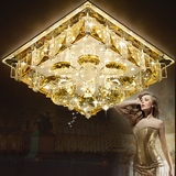 创意方形led水晶走廊灯现代吸顶灯简约玄关灯过道灯客厅天花灯458