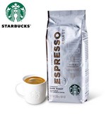 美国进口Starbucks 星巴克咖啡豆 浓缩烘焙 纯黑咖啡 250g
