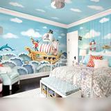 3D立体卡通儿童房电视背景墙纸壁纸大型壁画客厅沙发卧室床头背景