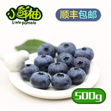 【小鲜柚】智利进口蓝莓新鲜水果4盒装500g顺丰包邮
