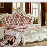 欧式奢华公主婚床法式储物雕花皮床小户型现代时尚双人床1.8特价
