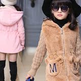 童装儿童2016新款冬季12女童韩版长袖冬衣公主加厚冬装女大童外套