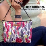 泰国代购正品BKK ORIGINAL多花紋印花潮包链条小包单肩手提斜挎