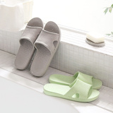 日本无印良品风浴室防滑无声软底拖鞋夏季情侣洗澡塑料马卡龙凉拖