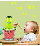 电动绞肉机婴儿宝宝辅食米糊搅拌碎食家用小型多功能打粉果蔬榨汁