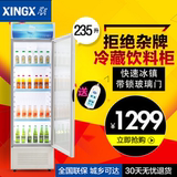 XINGX/星星 LSC-235C 商用冷柜冰柜立式冷藏展示柜单门保鲜饮料柜