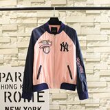 2016秋装新款 MLB棒球服女刺绣夹克外套棒球衫薄款学生上衣插肩袖