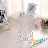 韩国双层玻璃纱 蕾丝布艺桌布 台布 餐桌布--双色梅