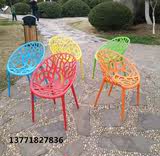 家用时尚餐椅现代简约休闲椅宜家餐椅塑料椅子成人加厚靠背椅凳子