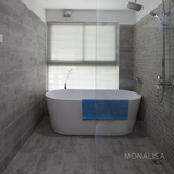 蒙娜丽莎 亚克力浴盆独立式小户型家用普通浴缸欧式贵妃缸1.7米