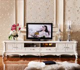 欧式电视柜简约客厅精美雕花电视柜茶几组合套整装美欧式家具定制