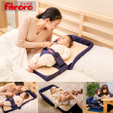 faroro婴儿床多功能宝宝床游戏垫便携式可折叠床中床