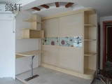 衣柜推拉门 板式衣柜 简约现代卧室简易实木衣橱移门组合整体组装