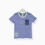 特价 小猪班纳朋库一代2015夏款 男童短袖T恤 条纹针织衫海军衫