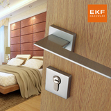 德国EKF室内卧室房门锁日欧式木门锁简约门把手分体门锁执手锁具