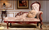 新古典贵妃椅欧式贵妃榻卧室单人沙发雕花太妃椅美人躺椅法式奢华