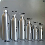 高档铝瓶配铝盖 精油化妆水分装瓶 密封瓶 乳液瓶 原料瓶 金属瓶