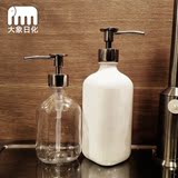 IKEA宜家汤贝德按压式洗涤剂瓶洗手液瓶皂液瓶洗洁精乳液器玻璃瓶