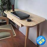 欧式简易环保电脑桌小户型单人实木电脑桌书房卧室简易书桌办公桌