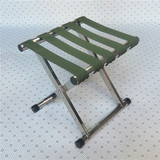 不锈钢马扎简易凳子便携折叠板凳大号军工凳子画画钓鱼坐火车小凳
