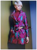 台湾品牌折扣女装阿比富精品风衣外套1818A专柜正品原价4380