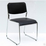长沙办公家具会议椅员工办公椅洽谈椅培训椅职员电脑椅靠背皮质椅