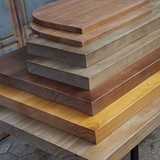 定制老松木吧台板台面板餐桌板咖啡桌工作台窗台板写字台实木桌面