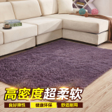 现代简约加厚丝毛纯色地毯 客厅茶几卧室房间床边毯地垫家用满铺