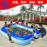 环保加厚充气水池 广场摆摊钓鱼池 小孩玩沙池决明子池波波球池