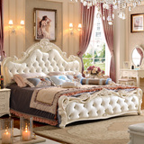 样样好家私-欧式床实木双人床1.8米新古典公主床皮艺婚床法式简约