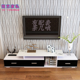 客厅现代简约电视柜茶几组合小户型卧室钢化玻璃可伸缩电视柜特价