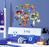 迪士尼墙贴玩具总动员卡通动漫男孩儿童房卧室背景墙壁上贴纸贴画